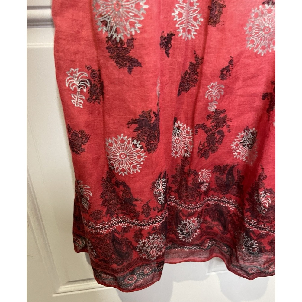 Derek Heart Women's Medium Maxi Dress Spaghetti Strap Pink Gray Black Ombre - Picture 3 of 9